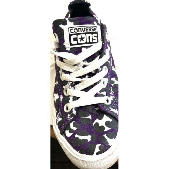 Converse Cons unisex Women 6 Men 4 Low Top Camo Purple sneaker shoes - Picture 4 of 8